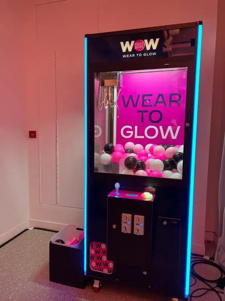 Custom-branded claw machine