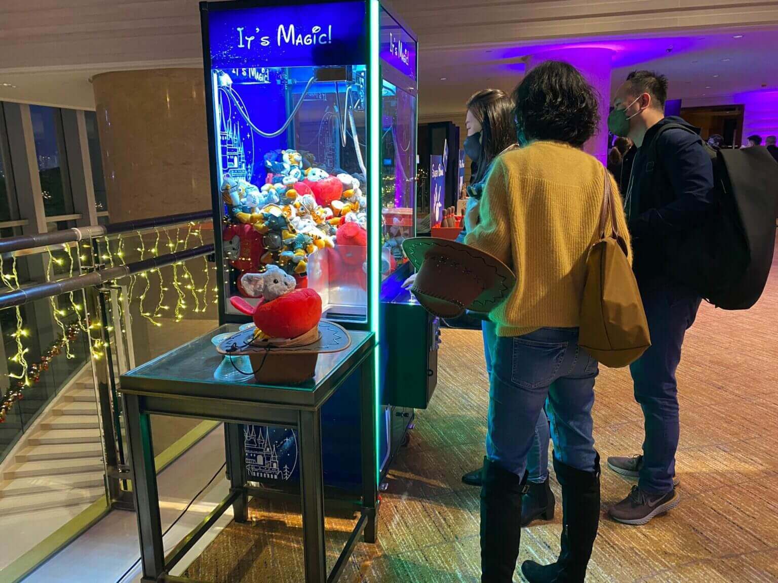 Claw machine at a private party