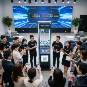 event setup and logistics for custom claw machine rental